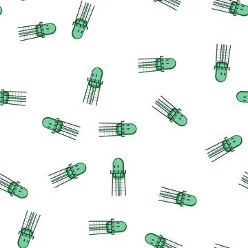 Pattern isometric water tower cartoon vector Stock Illustration