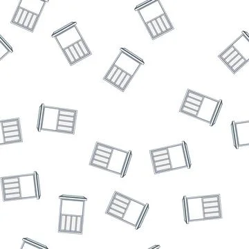 Pattern jamb window frame cartoon vector Stock Illustration