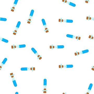 Pattern jar potion bottle cartoon vector Stock Illustration