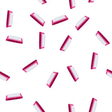 Pattern jazz harmonica cartoon vector 库存插图
