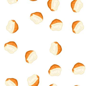 Pattern jicama root illustrating healthy organic food ingredient Stock Illustration