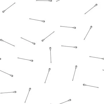 Pattern jigger cocktail spoon cartoon vector Stock Illustration