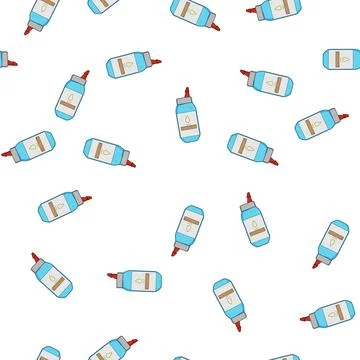 Pattern join wood glue cartoon vector Stock Illustration