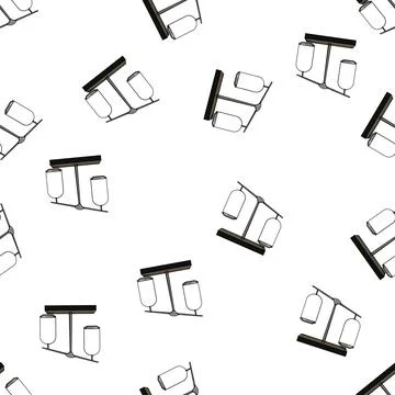 Pattern judge balance scale cartoon vector Illustrazione stock