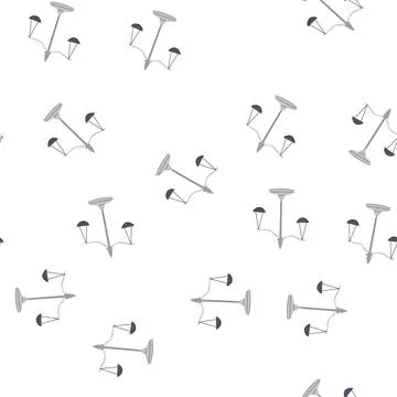 Pattern justice balance scale cartoon vector Illustrazione stock