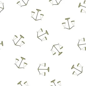 Pattern justice balance scale cartoon vector Illustrazione stock