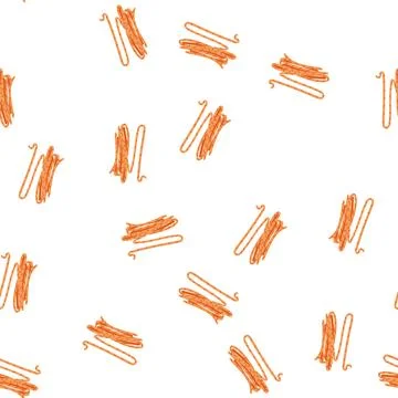 Pattern jute rope cartoon vector Illustrazione stock