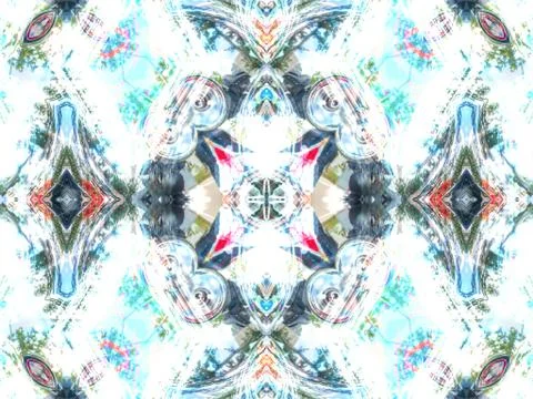 Pattern of kaleidoscope abstract grey pattern Stock-Illustration