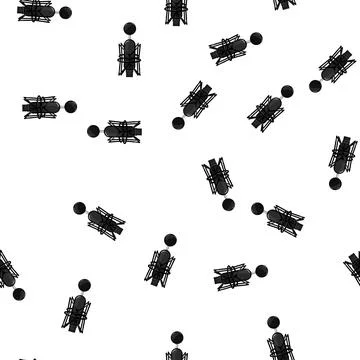 Pattern karaoke mic microphone music cartoon vector Stock Illustration