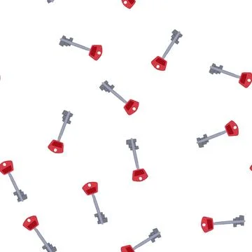 Pattern key key cartoon vector Stock Illustration