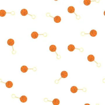 Pattern key ring keychain cartoon vector Stock Illustration