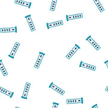 Pattern keyboard usb hub cartoon vector 库存插图