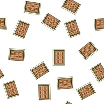 Pattern keypad garage door cartoon vector Stock Illustration