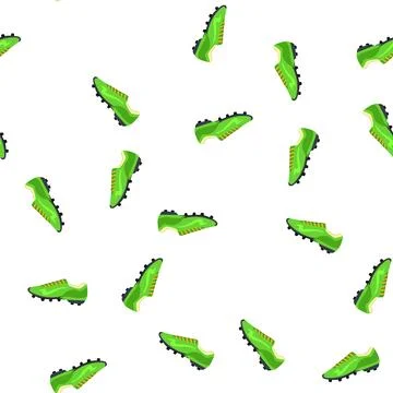 Pattern kick soccer boots cartoon vector 스톡 일러스트