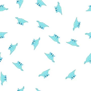 Pattern kids dinosaur character cartoon vector Stock Illustration