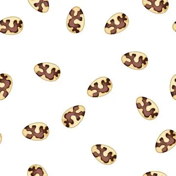 Pattern kinder chocolate egg cartoon vector Stock Illustration