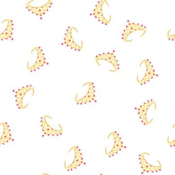 Pattern king tiara cartoon vector Stockillustratie