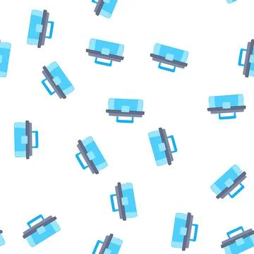 Pattern kit toolbox cartoon vector Stock Illustration