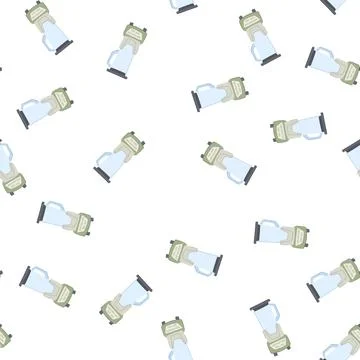 Pattern kitchen blender cartoon vector 스톡 일러스트