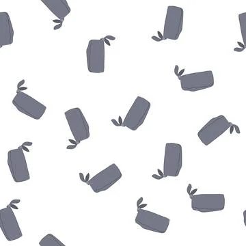 Pattern kitchen chef hat cartoon vector Stockillustratie