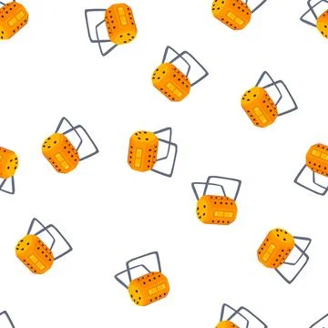 Pattern kitchen compost bin cartoon vector Stock Illustration