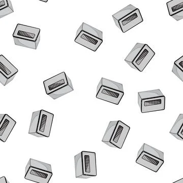 Pattern kitchen dehydrator food cartoon vector Stock Illustration