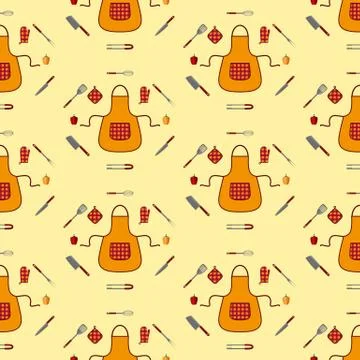 Pattern Kitchen Stock Illustration