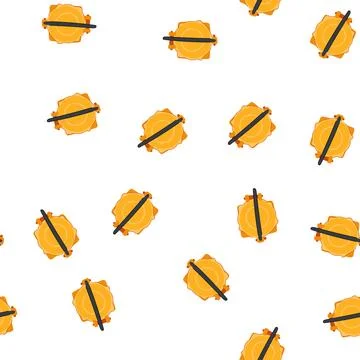 Pattern kitchen tortilla press cartoon vector Stock Illustration