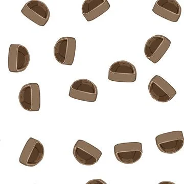 Pattern kitten cat house cartoon vector Stock Illustration