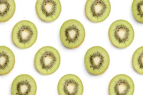 Pattern of kiwi Foto stock