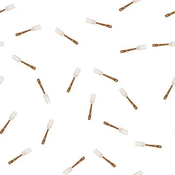 Pattern knife fork cartoon vector Stock Illustration