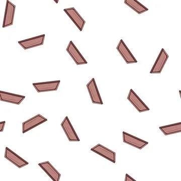 Pattern knife wooden cutting board cartoon vector Stock Illustration