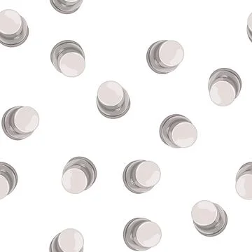 Pattern knob door handle cartoon vector Illustration