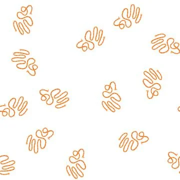 Pattern knot rope cartoon vector Illustrazione stock