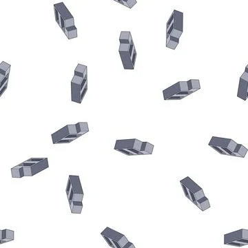 Pattern L shaped concrete block displaying building construction material Stock Illustration