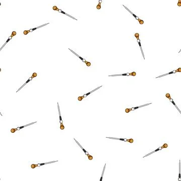 Pattern lab pipette cartoon vector Stock Illustration