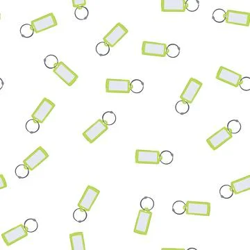 Pattern label luggage tag cartoon vector イラスト素材