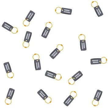 Pattern label luggage tag cartoon vector Stock Illustration