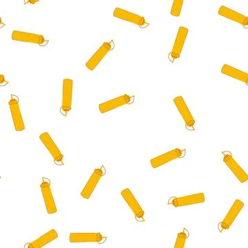 Pattern label mustard bottle cartoon vector Stock Illustration