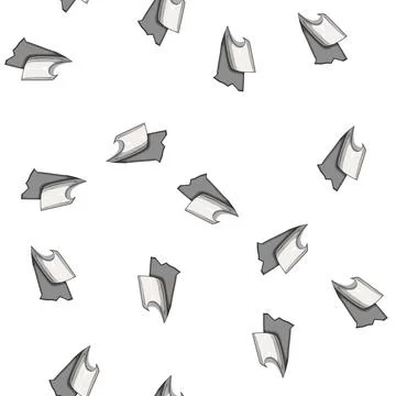 Pattern label torn paper cartoon vector Stock Illustration