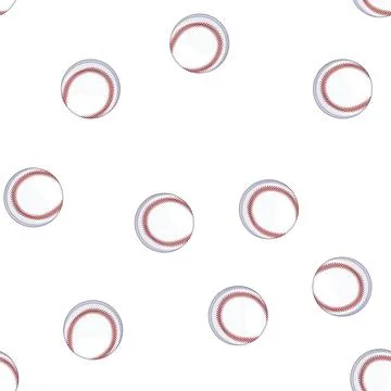 Pattern laces baseball ball cartoon vector 스톡 일러스트