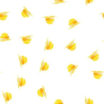 Pattern landscape sunset cartoon vector Stockillustratie
