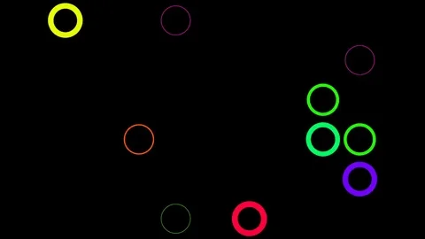 Pattern of large flashing circles. seamless loop Stock Footage 84839229