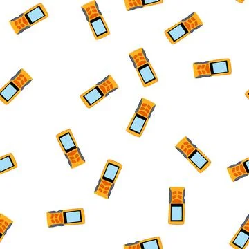 Pattern laser distance meter icon for measurement Stock Illustration