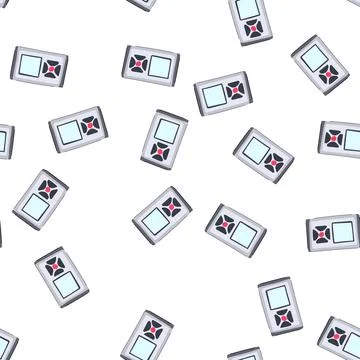 Pattern laser meter showing distance measurement tool display Stock Illustration
