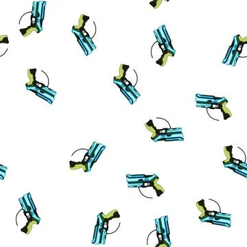 Pattern Laser tag gun toy playing fun game イラスト素材
