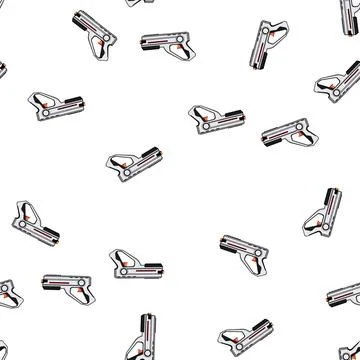 Pattern Laser tag toy blaster for game design 库存插图