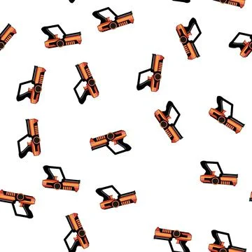 Pattern Laser tag toy gun blaster gaming vector イラスト素材