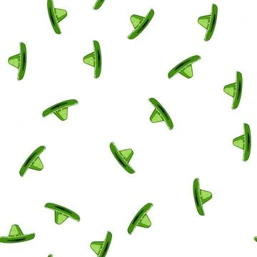 Pattern latin sombrero cartoon vector 스톡 일러스트