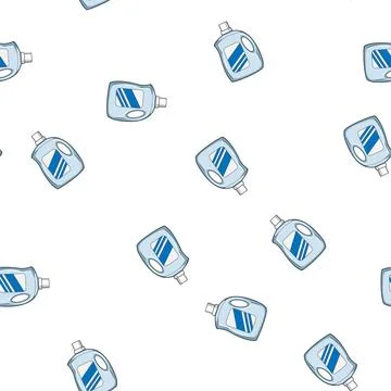 Pattern Laundry detergent bottle cleaning supply product concept Stock Illustration
